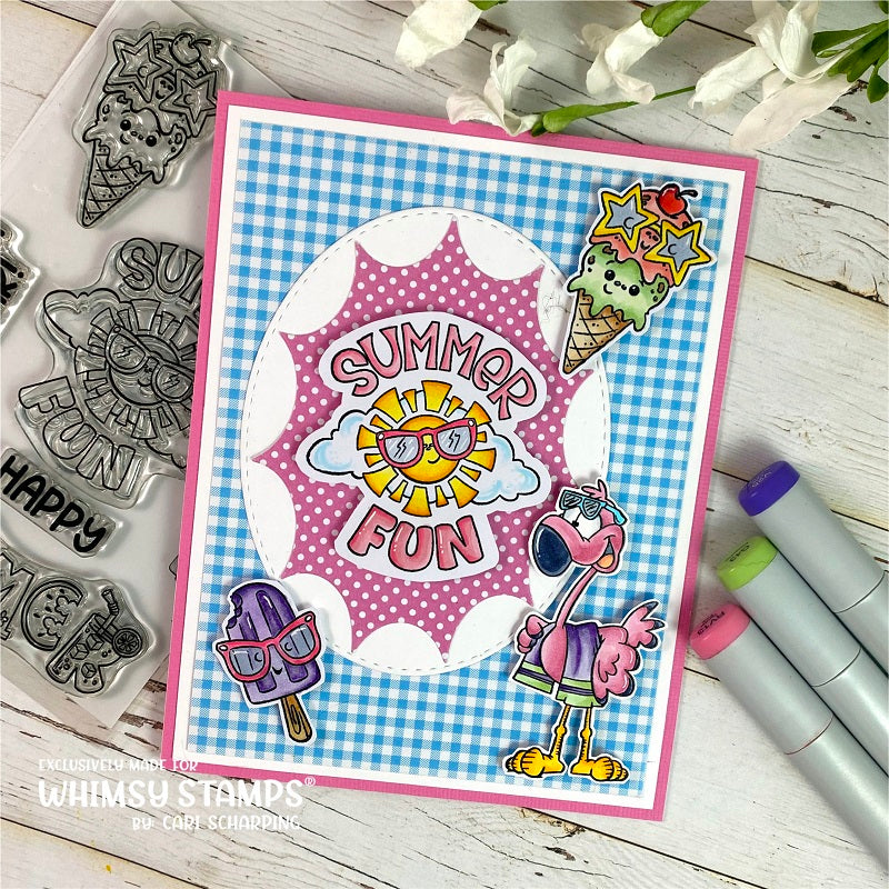 **NEW Sweet Summer Fun Clear Stamps - Whimsy Stamps