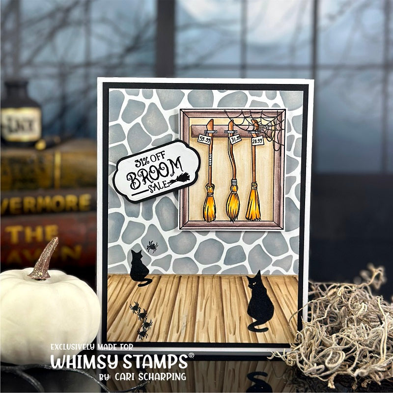 Witch Broom Sale Clear Stamps