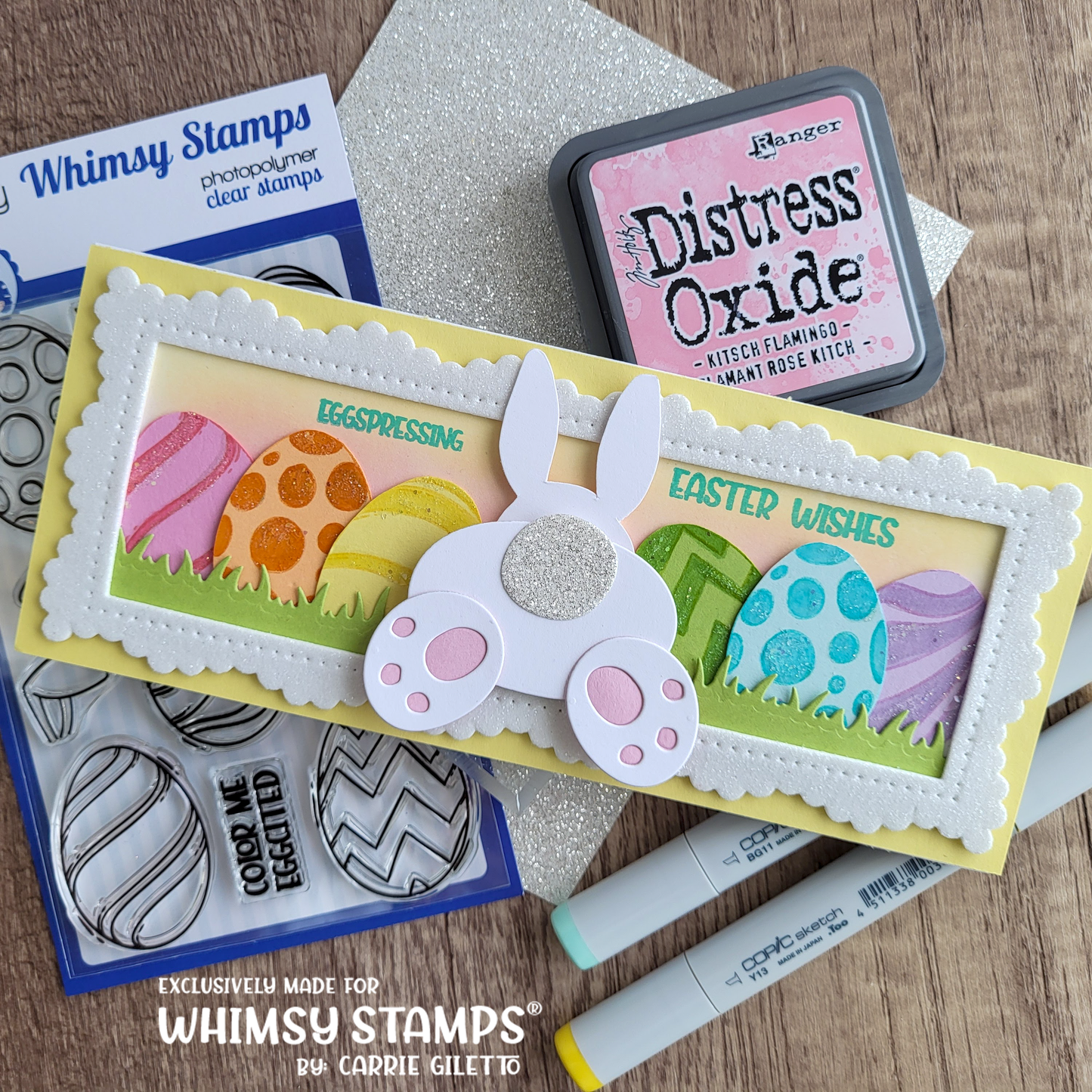 Slimline Fancy Frame Die - Whimsy Stamps