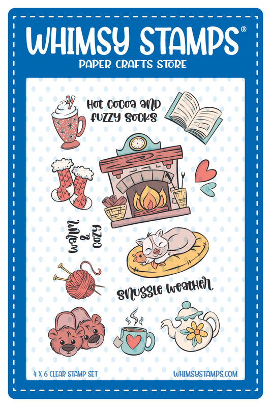 **NEW Cozy Winter Clear Stamps - Whimsy Stamps