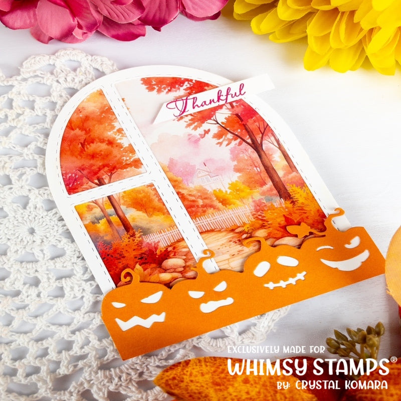 6x6 Paper Pack - Pink Autumn - Whimsy Stamps