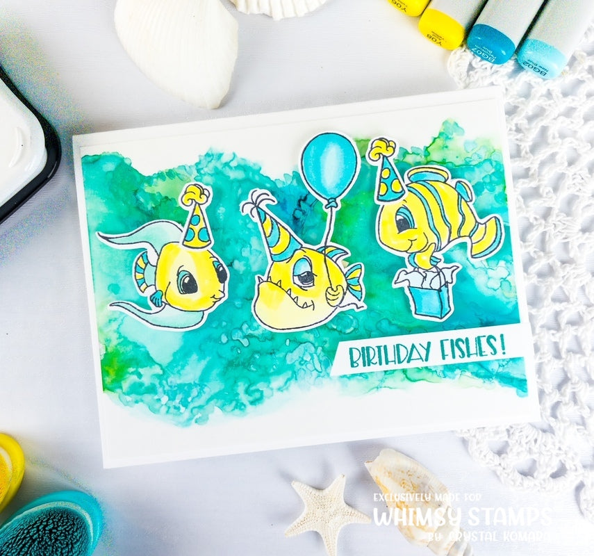 Best Fishes Clear Stamps - Whimsy Stamps