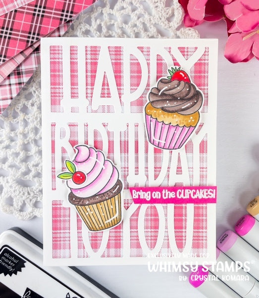 Calories Schmalories Clear Stamps - Whimsy Stamps