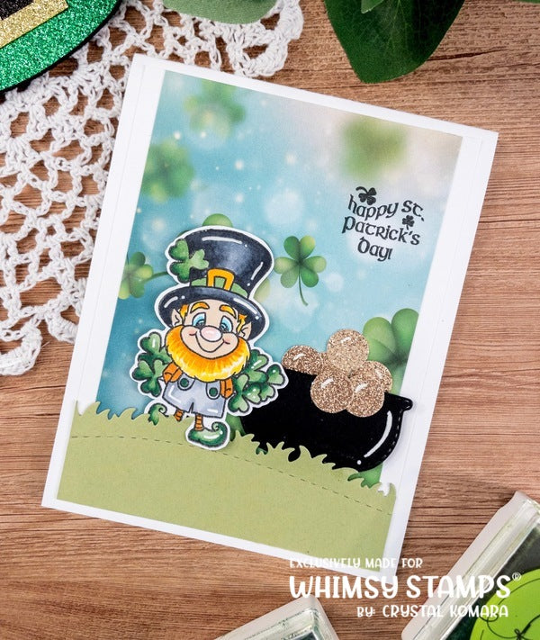 Lucky Leprechauns Clear Stamps - Whimsy Stamps