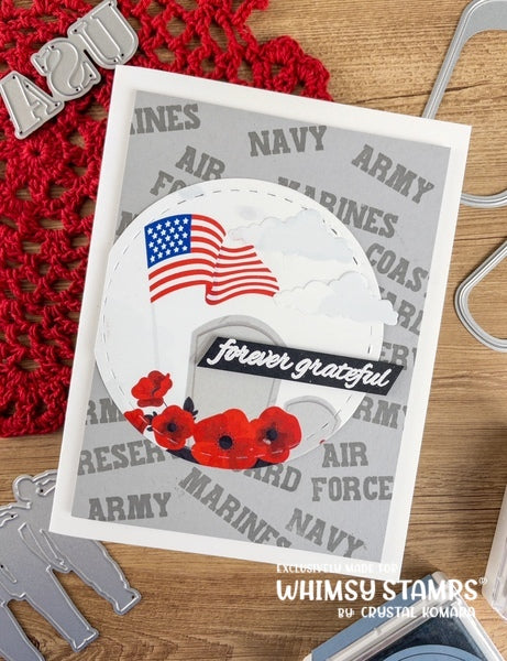 Military Honoring All Clear Stamps