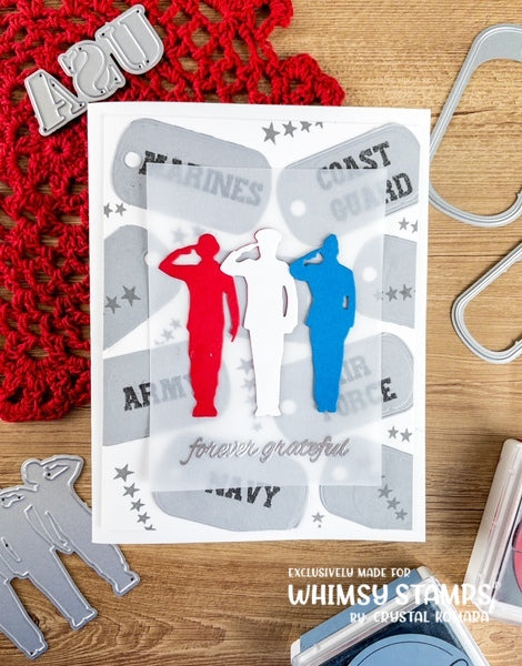 Military Die Set - Whimsy Stamps