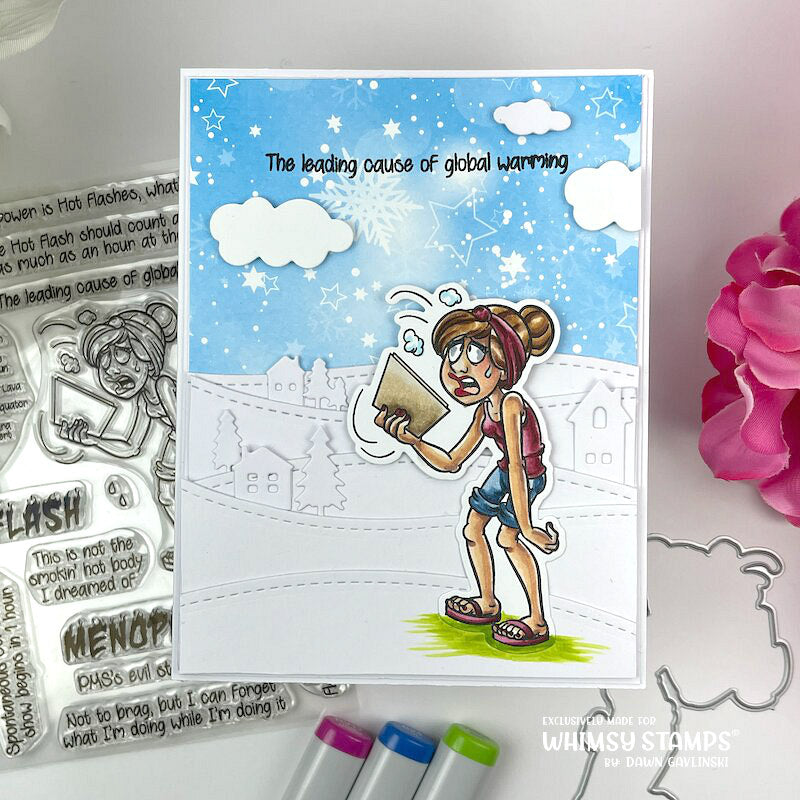 Menopause Clear Stamps - Whimsy Stamps