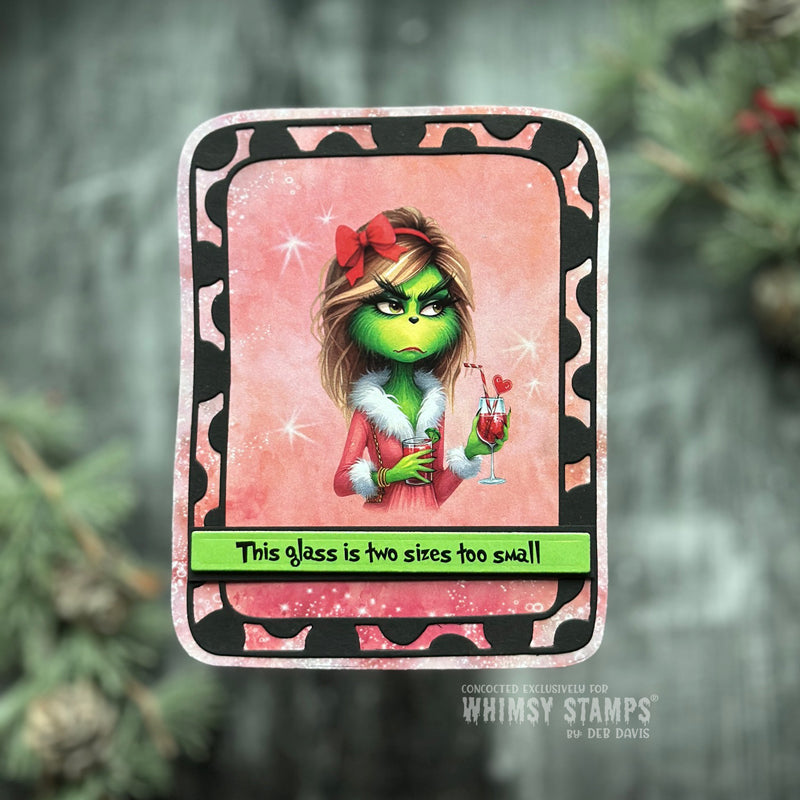 Quick Card Fronts - Grinchy Girls - Whimsy Stamps