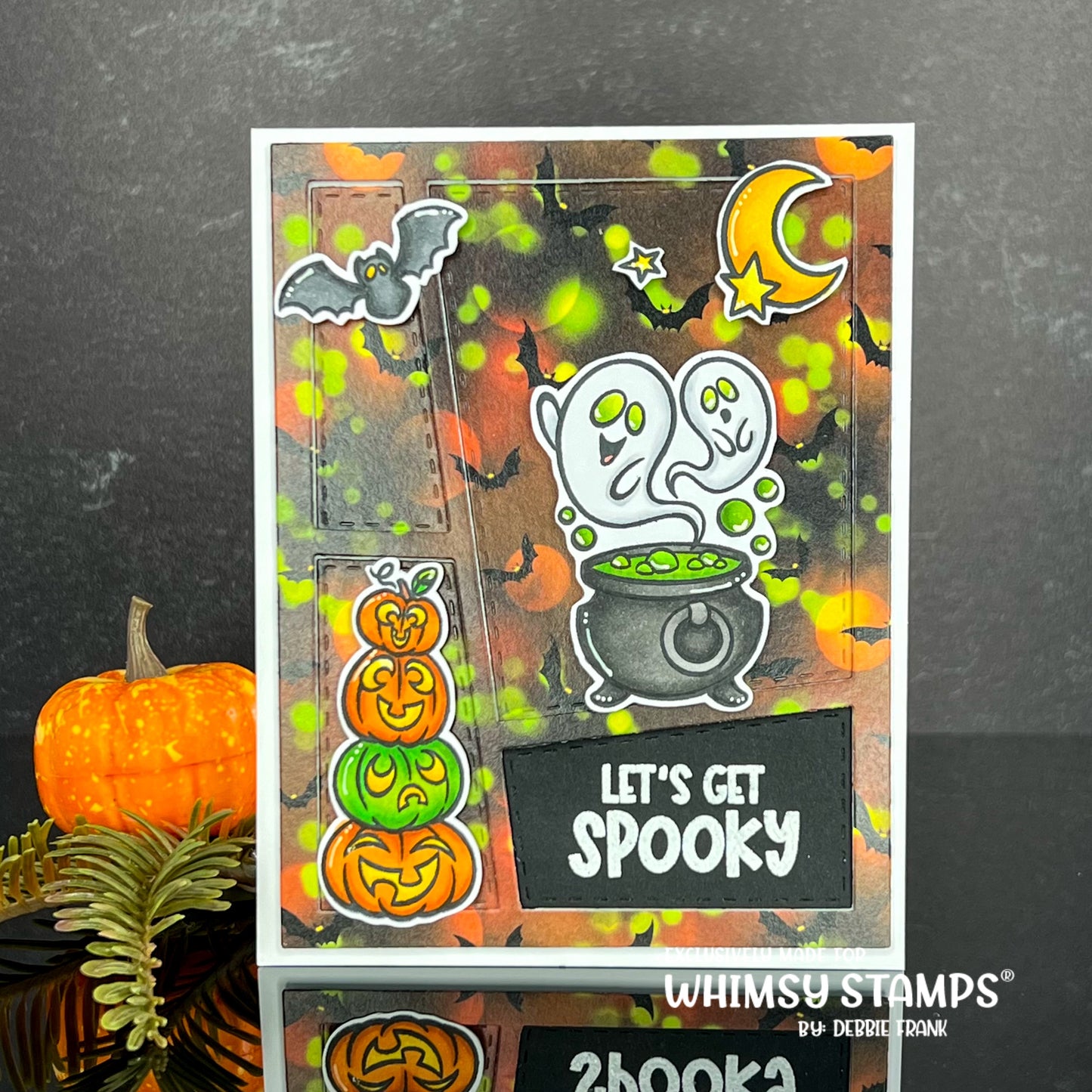 Boo Ghosts Clear Stamps