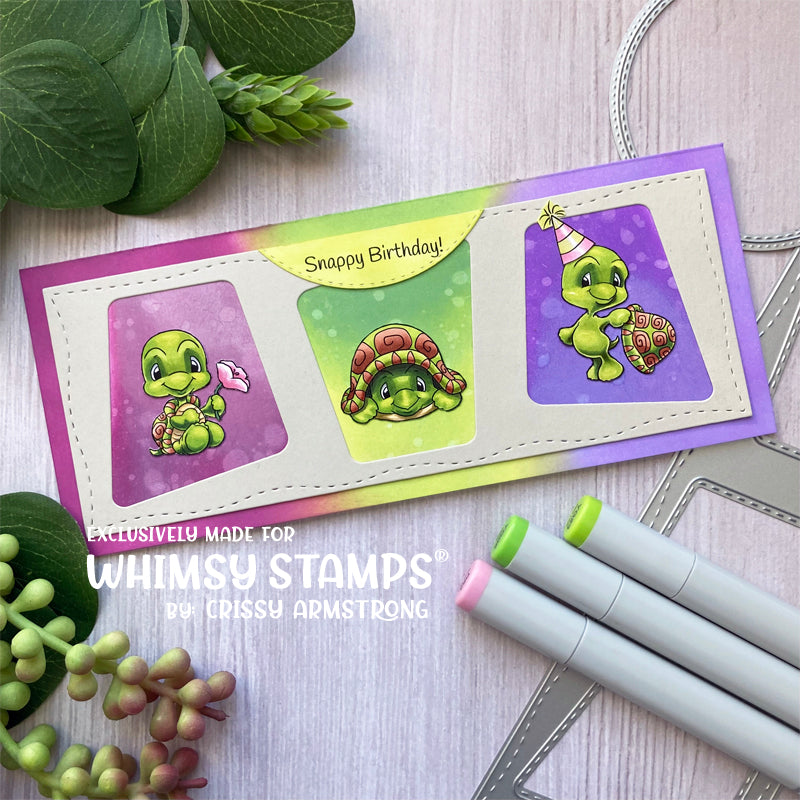 **NEW Turtle Tales Clear Stamps - Whimsy Stamps