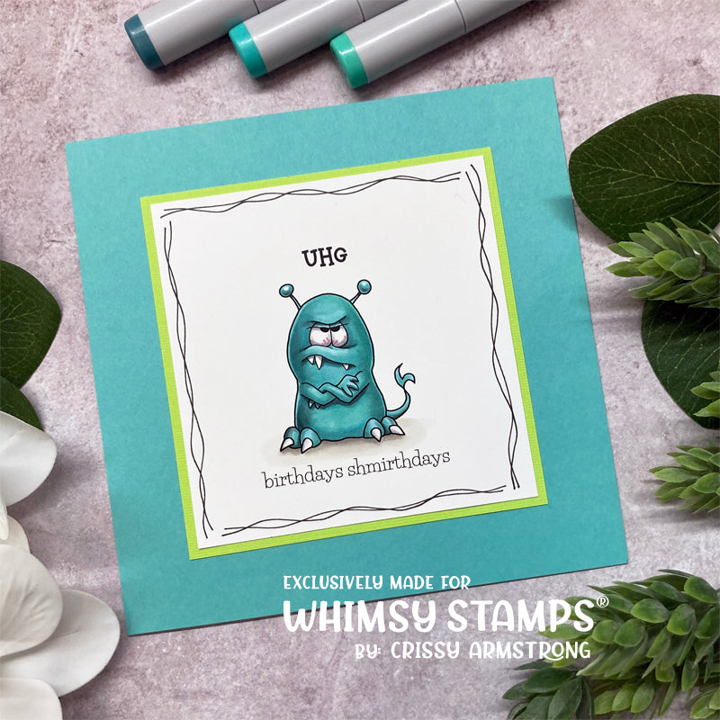 *NEW Monster Daze Clear Stamps - Whimsy Stamps