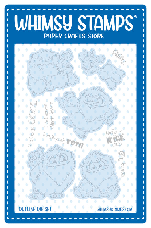 **NEW Don't Peek Yeti Outline Die Set