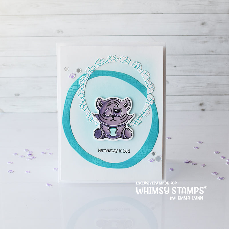 *NEW Tabby Tigers Too Clear Stamps - Whimsy Stamps