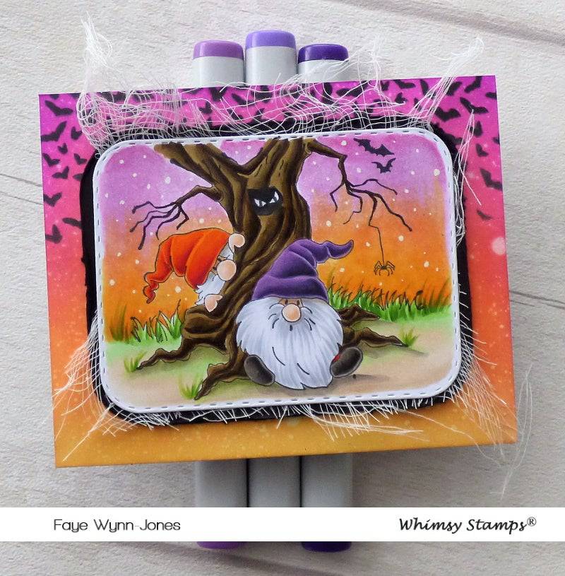 Gnome Haunted Forest - Digital Stamp - Whimsy Stamps