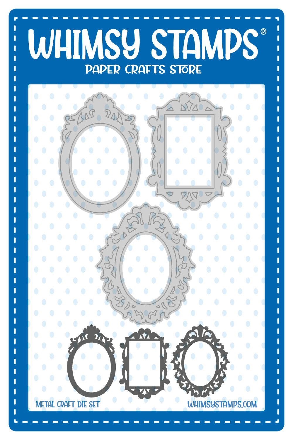 **NEW Forever Cameo Frames Die Set - Whimsy Stamps