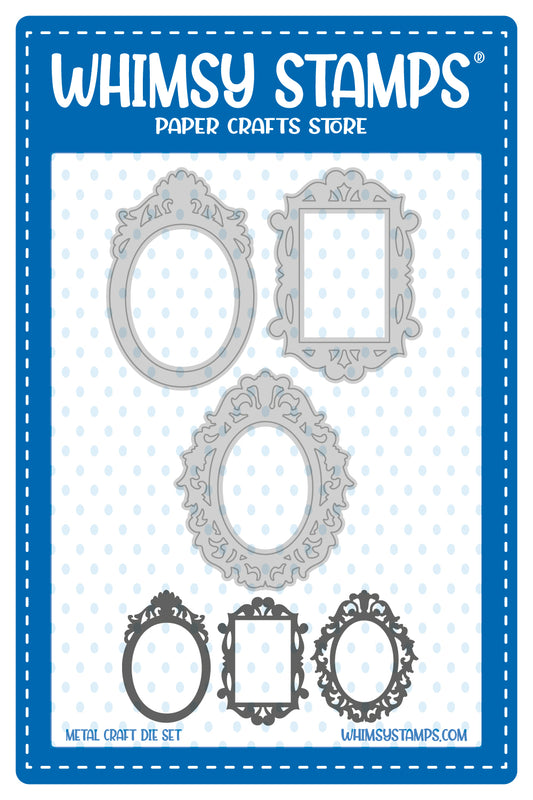 **NEW Forever Cameo Frames Die Set - Whimsy Stamps