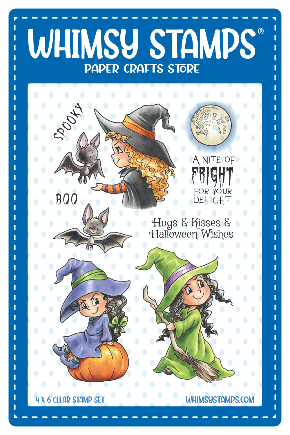 **NEW Halloween Night Clear Stamps - Whimsy Stamps