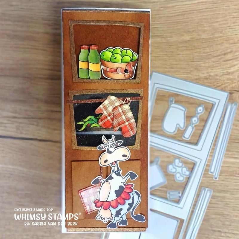 **NEW Slimline Double Oven Die Set - Whimsy Stamps