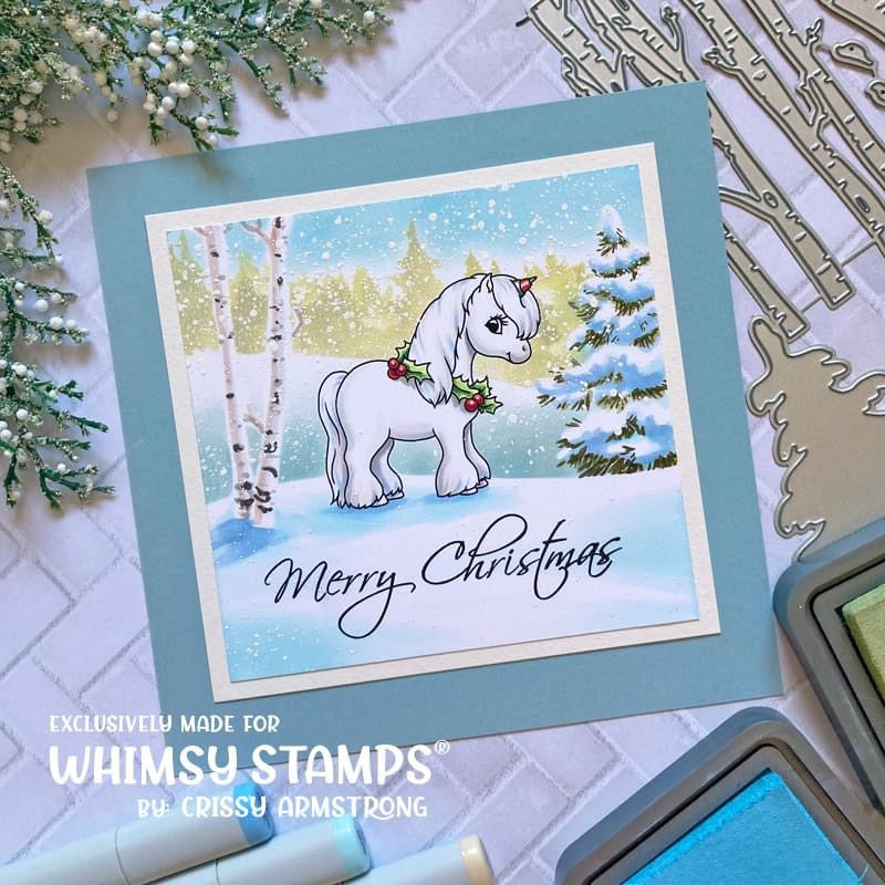 Snowy Trees Die Set - Whimsy Stamps