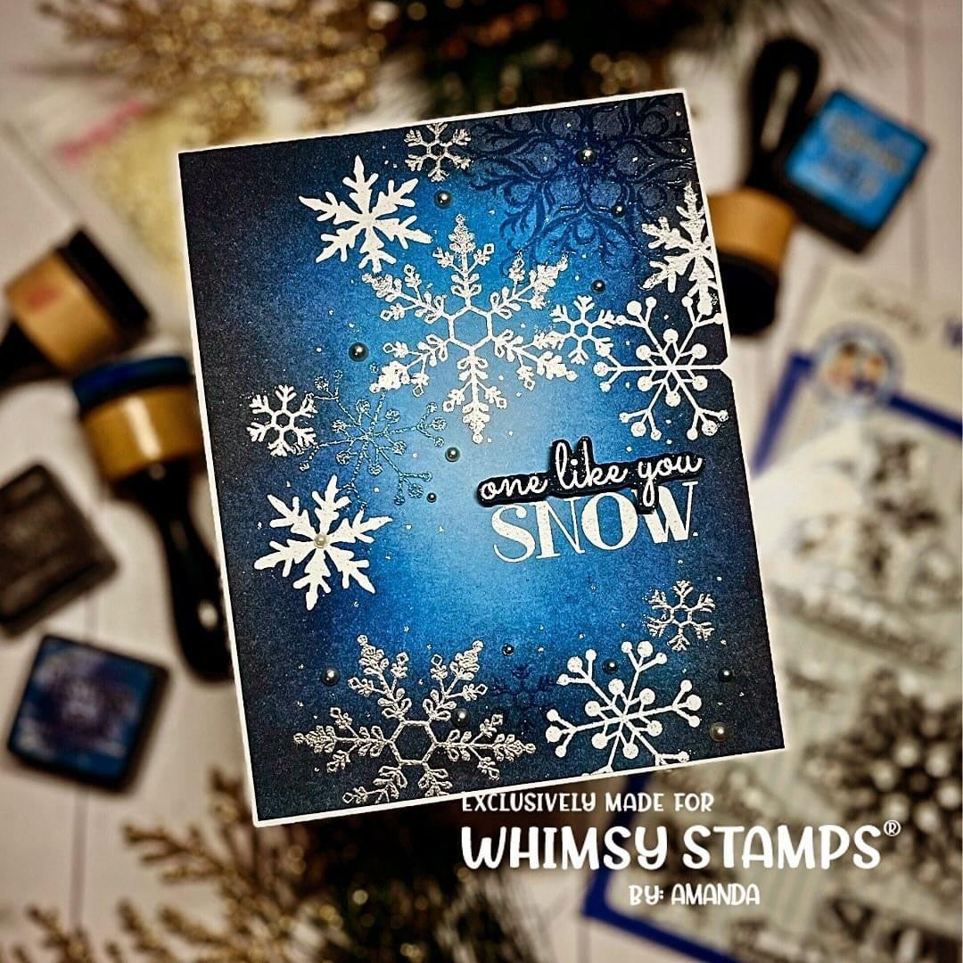 Snow Flurry Clear Stamps - Whimsy Stamps