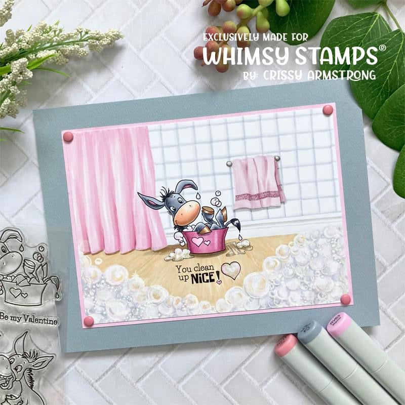 Donkey Love Clear Stamps - Whimsy Stamps