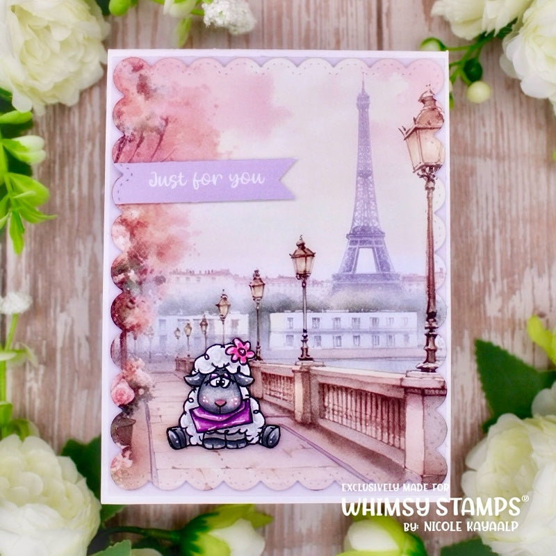 **NEW Quick Card Fronts - Fabulous Paris - Whimsy Stamps