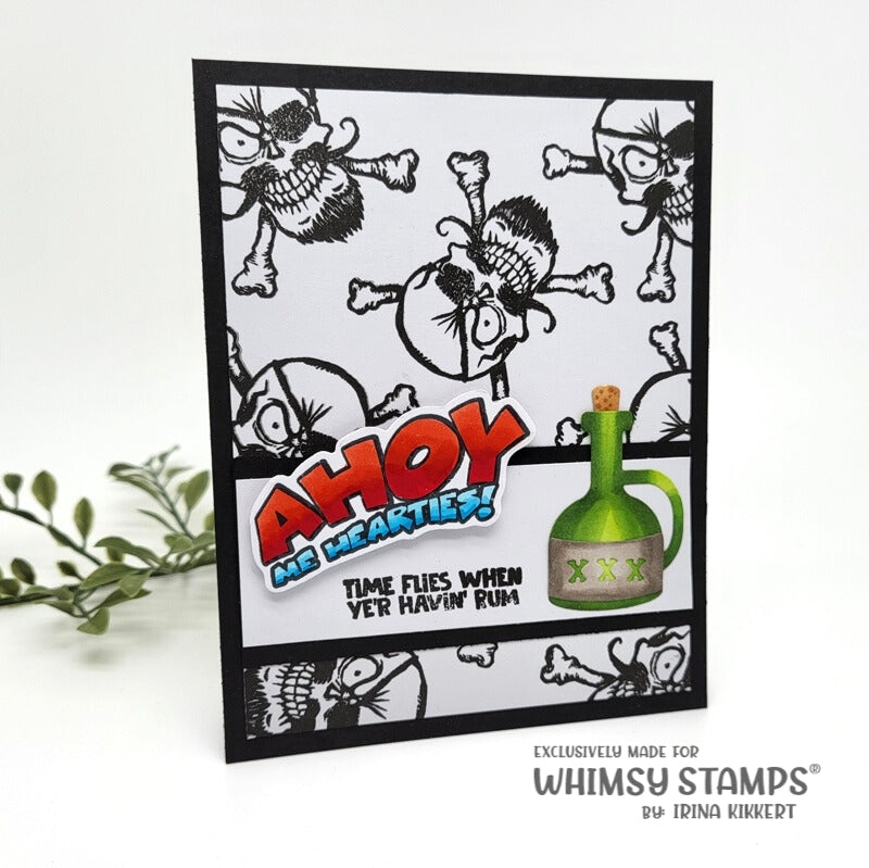 **NEW Blimey Pirates Clear Stamps - Whimsy Stamps