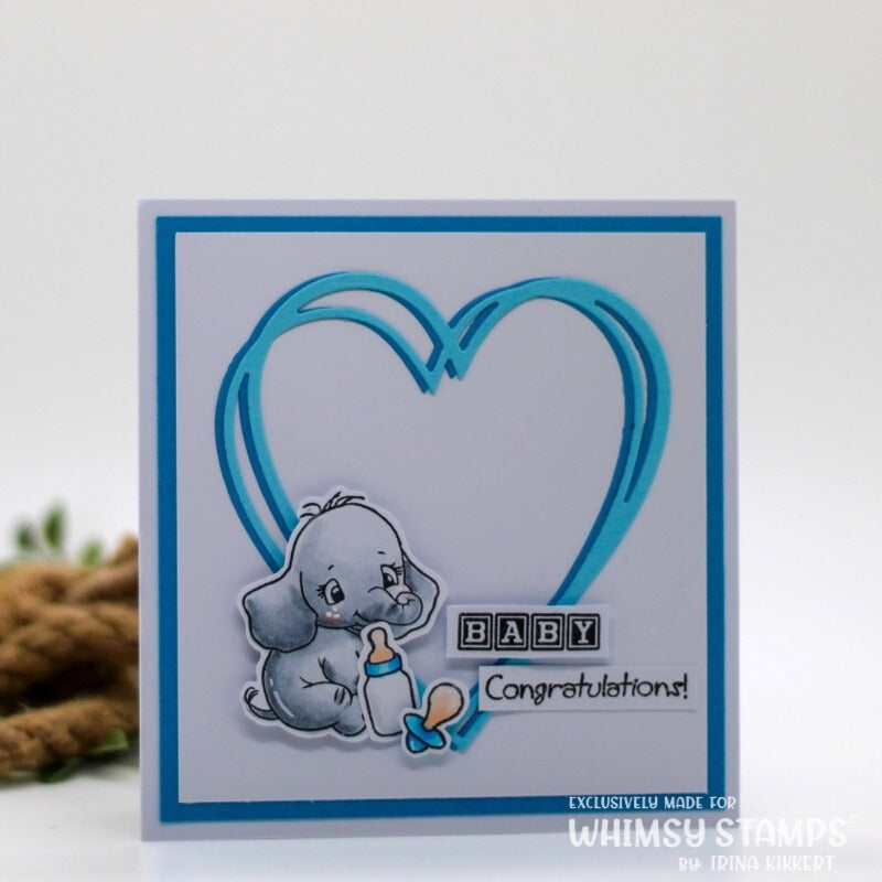 **NEW Critter Babies Clear Stamps - Whimsy Stamps