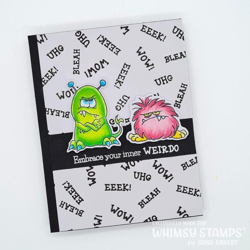 **NEW Monster Daze Clear Stamps - Whimsy Stamps