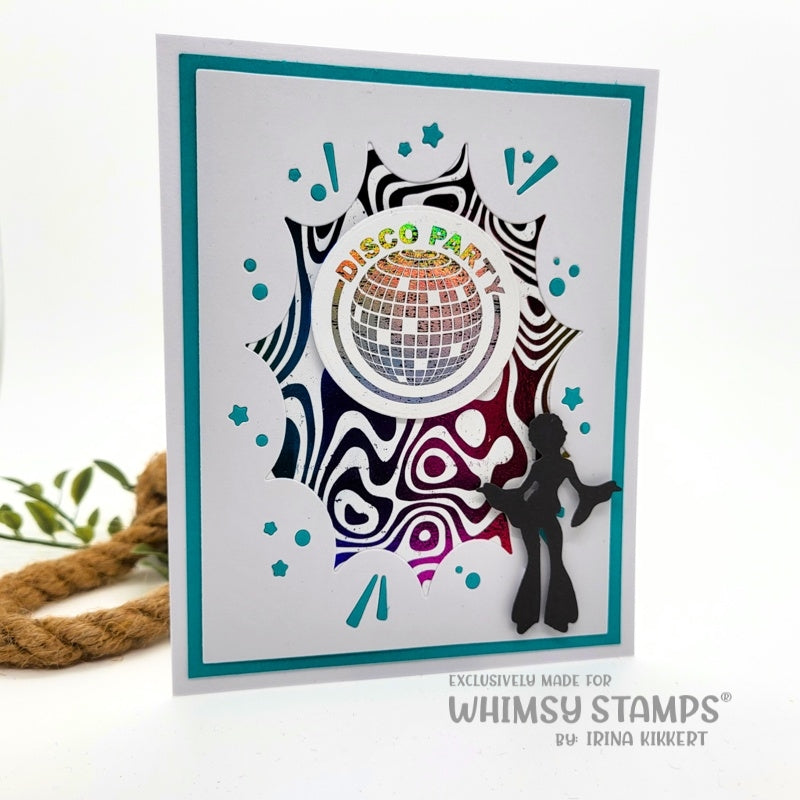 **NEW Retro Dancers Die Set - Whimsy Stamps