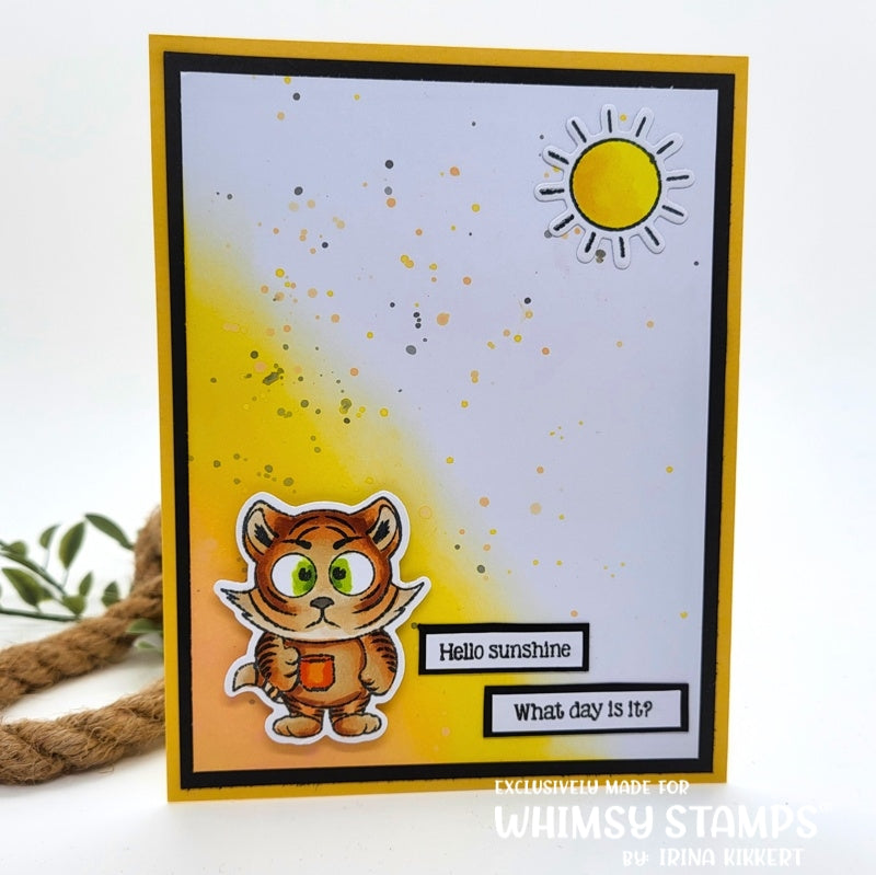 **NEW Tabby Tigers Too Clear Stamps - Whimsy Stamps