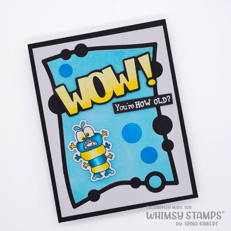 **NEW Monster Daze Clear Stamps - Whimsy Stamps