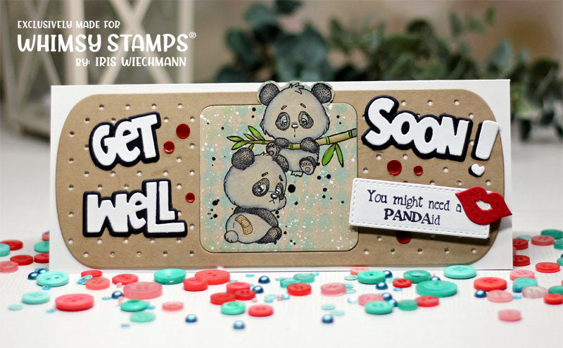 Panda Get Well - NoFuss Masks