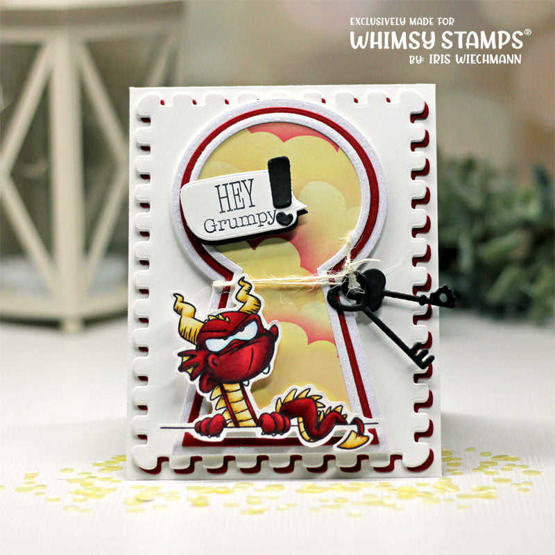 Grumpy Dragons Clear Stamps