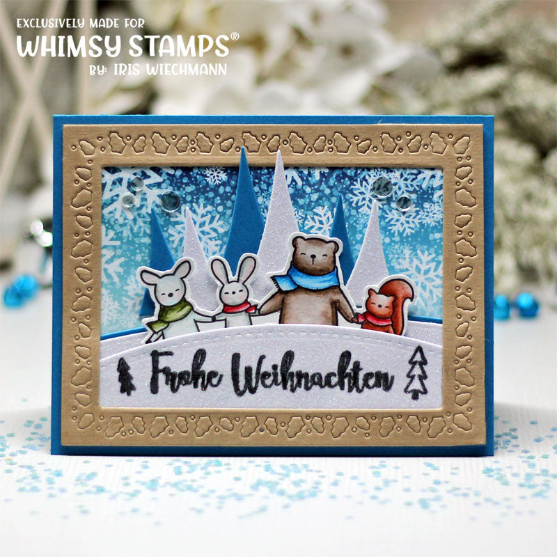 Merry Christmas Around the World Clear Stamps