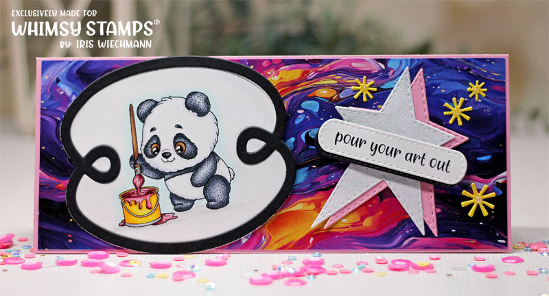 **NEW Panda Painter Clear Stamps