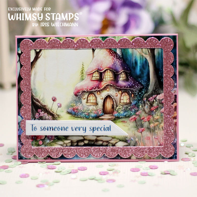 **NEW Quick Card Fronts - Enchanted Cottage 2 - Whimsy Stamps