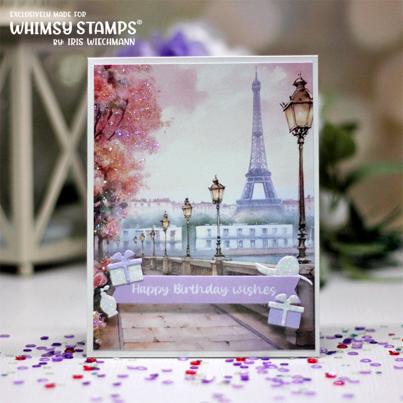 **NEW Quick Card Fronts - Fabulous Paris - Whimsy Stamps