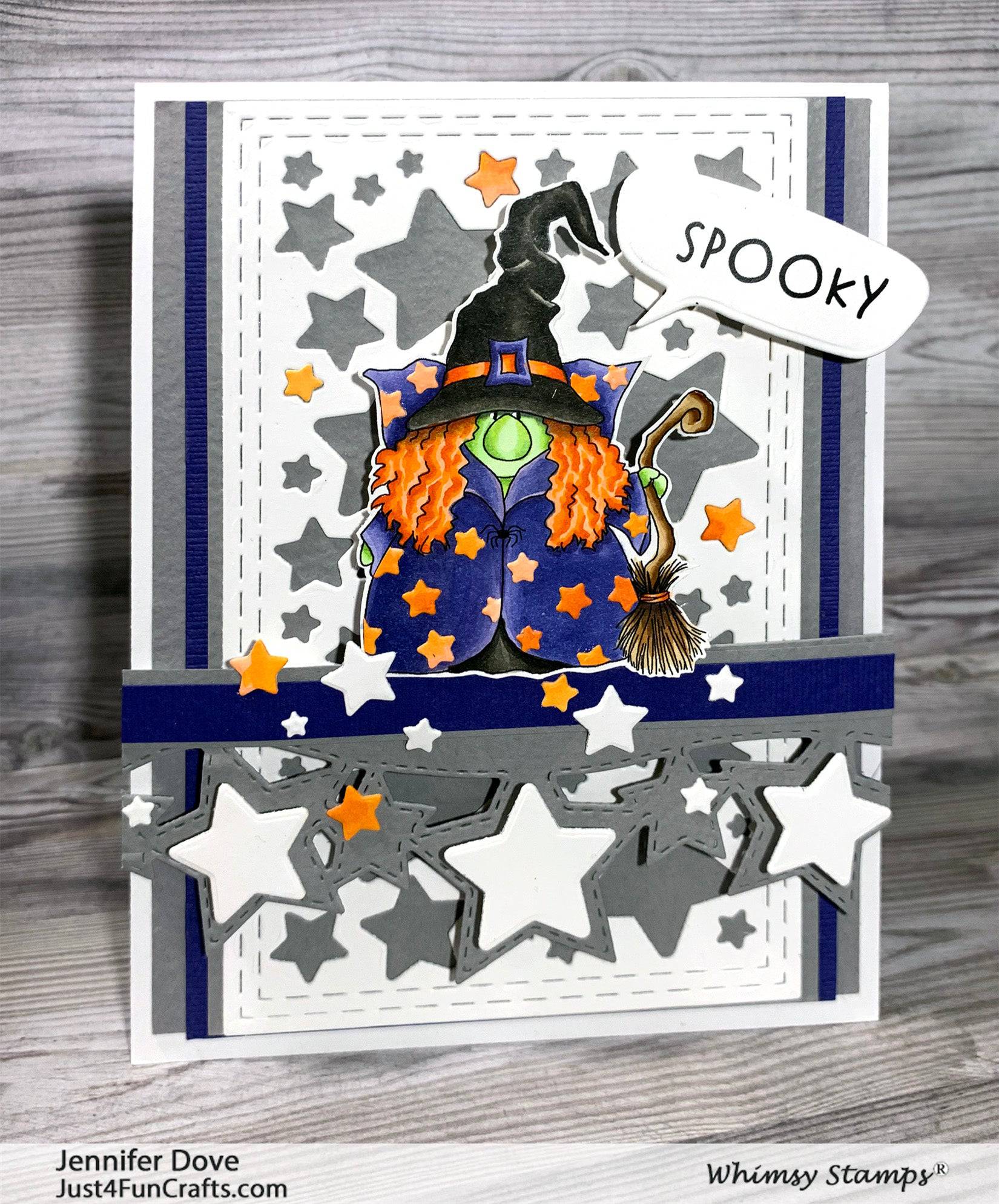 Gnome Witch - Digital Stamp - Whimsy Stamps