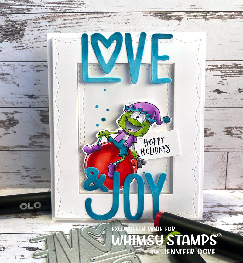 **NEW Hoppy Holidays Clear Stamps - Whimsy Stamps