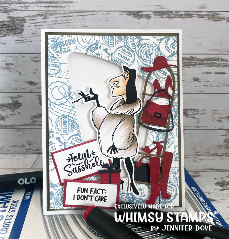 **NEW Slay the Day Clear Stamps - Whimsy Stamps