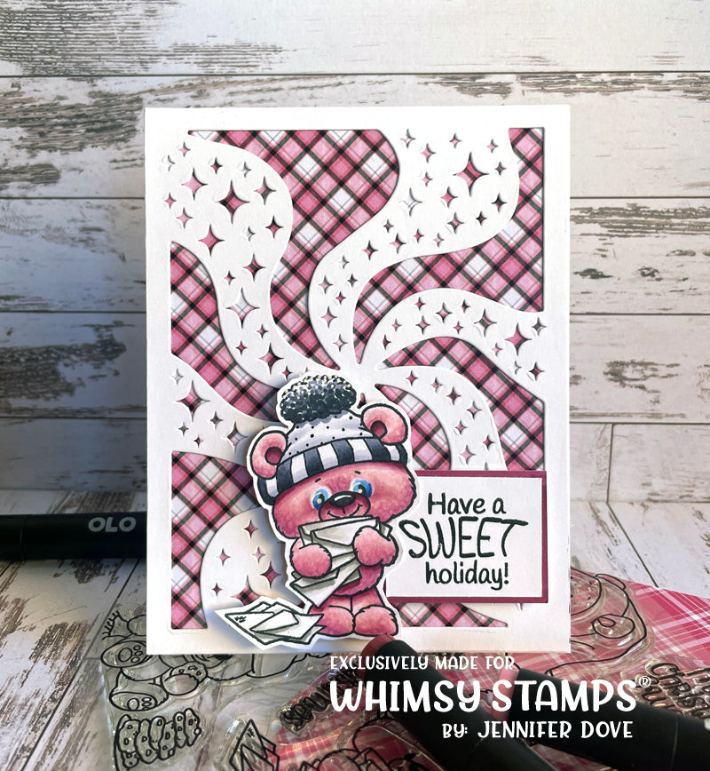 6x6 Paper Pack - Pink Plaids - Whimsy Stamps