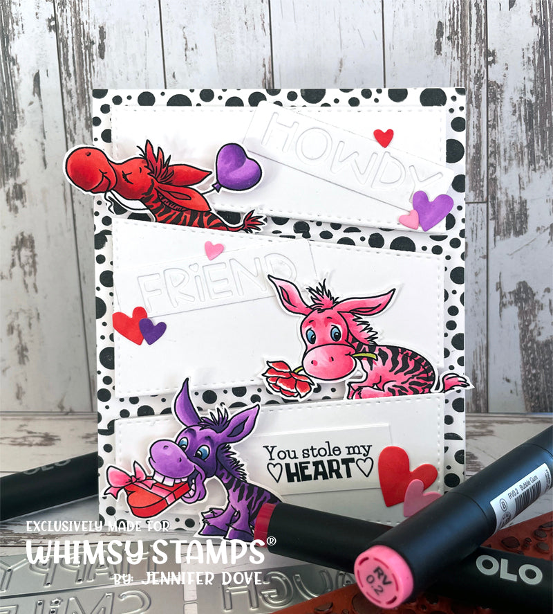 **NEW Donkey Love Clear Stamps - Whimsy Stamps