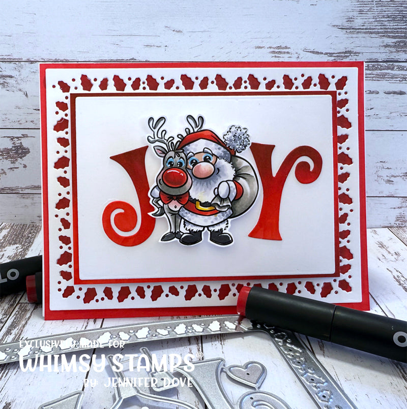 **NEW Santa Comes to Town Clear Stamps