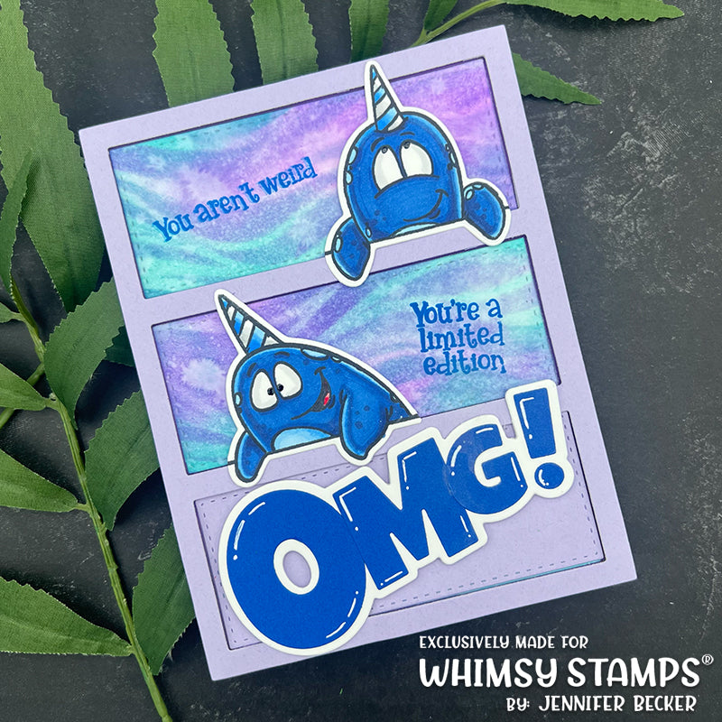 **NEW Be Unique Outlines Die Set - Whimsy Stamps