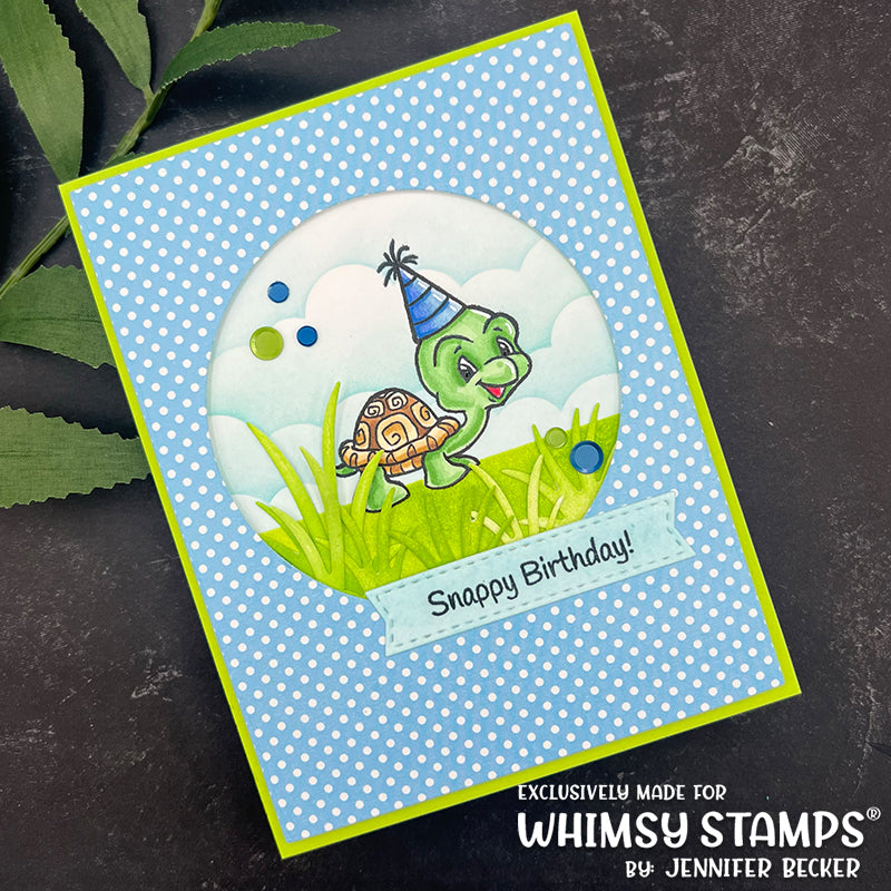 **NEW Turtle Tales Clear Stamps - Whimsy Stamps