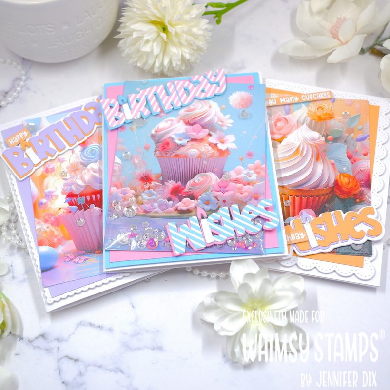 **NEW Quick Card Fronts - Creative Cupcakes - Whimsy Stamps