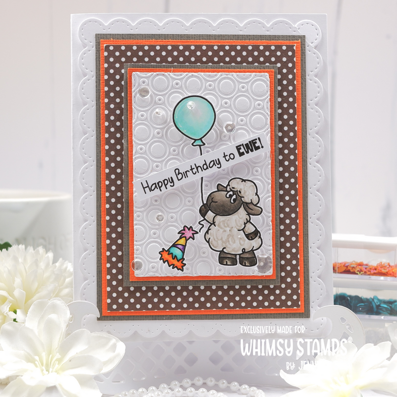 **NEW Sheepish Moments Clear Stamps - Whimsy Stamps