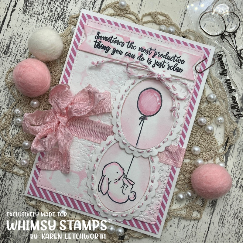 Bunny Balloons Clear Stamps