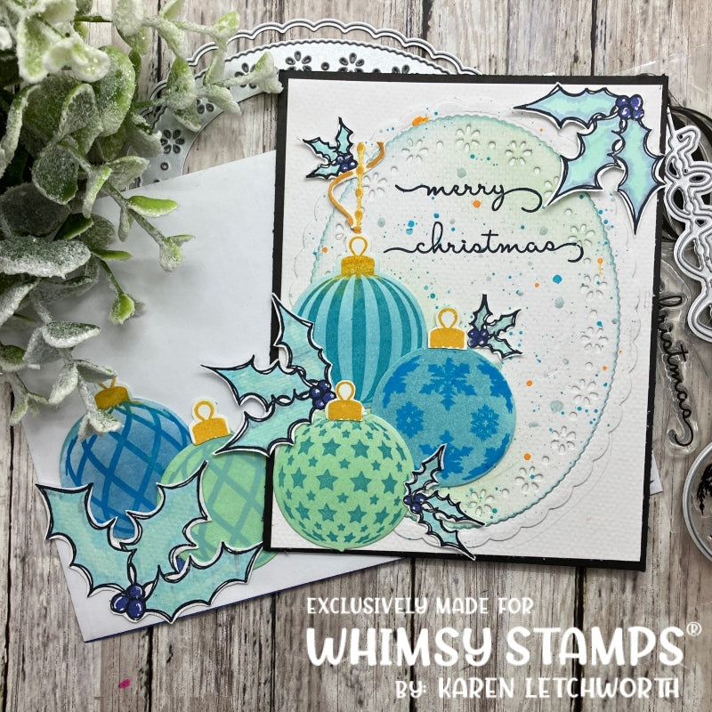 Elegant Ornaments Clear Stamps